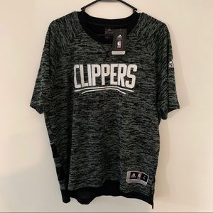 NBA Clippers Adidas Warmup T-Shirt